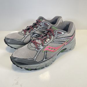 Saucony Cohesion 7 Womens Size 12 Gray/Pink